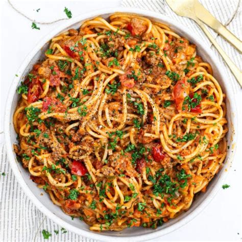 Spaghetti Bolognese Opskrift P Den Bedste K Dsauce