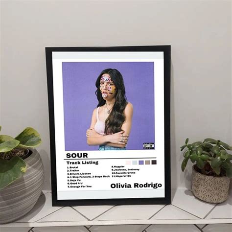 Olivia Rodrigo Sour Album Cover Poster