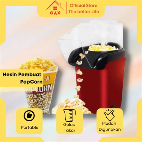 Jual Mesin Electric Pembuat Popcorn Pop Corn Popcorn Otomatis Maker Hot