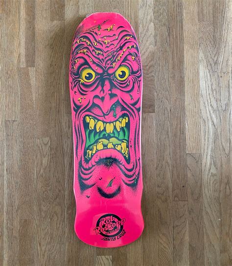 Reissue Santa Cruz Rob Roskopp Skateboard Skate Collector