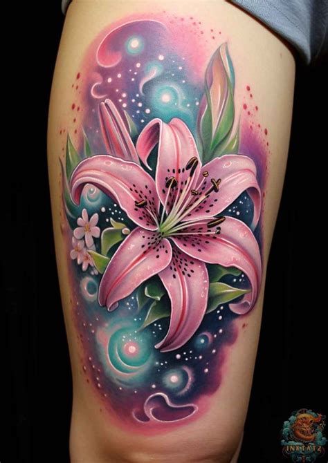 stargazer lily tattoo  tattoo  elegance  sophistication