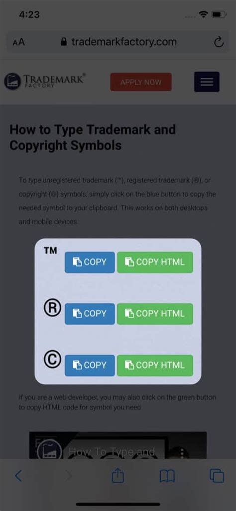 How To Type Trademark Copyright Registered Symbols On IPhone IGeeksBlog