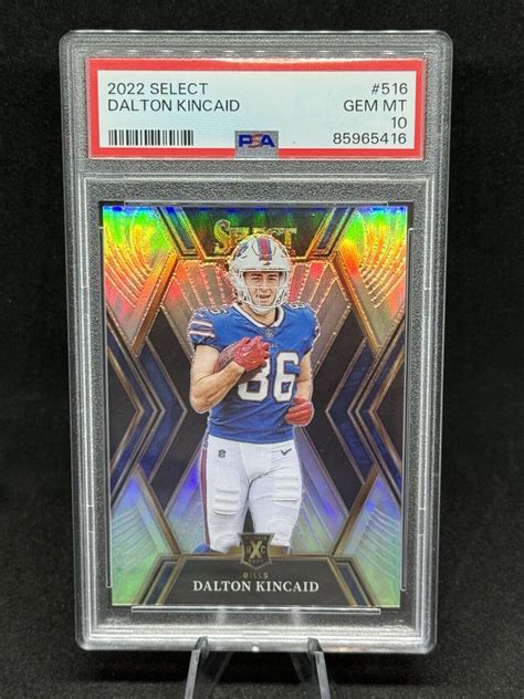 Panini Select Xrc Silver Prizm Dalton Kincaid Rookie Rc