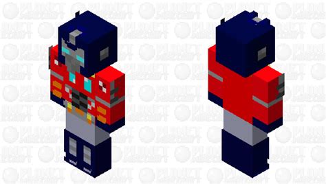 Optimus Prime Minecraft Skin