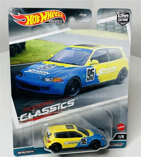 Hot Wheels Premium Car Culture Modern Classic Honda Civic EG For Sale
