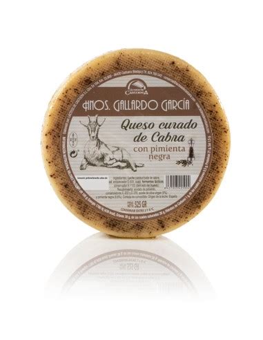 Queso De Cabra Curado Con Pimienta