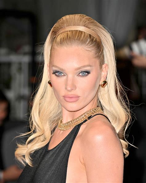 Elsa Hosk Sheer Black Dress Bare Breasts Sexy Panties Hot Celebs Home