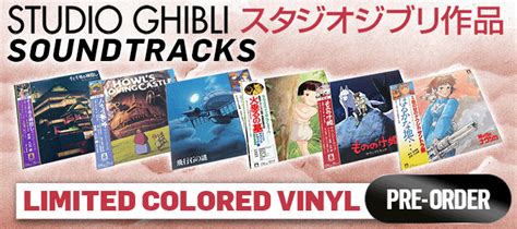 Studio Ghibli Soundtracks | Farvet vinyl | Køb dem her