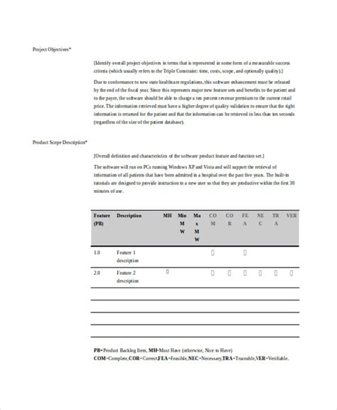 Project Scope Example Scope Baseline Project Scope Statement Templates F6e