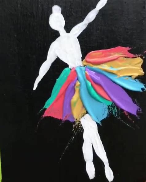 Dancing Girl Abstract Art painting on Original - One News Page VIDEO