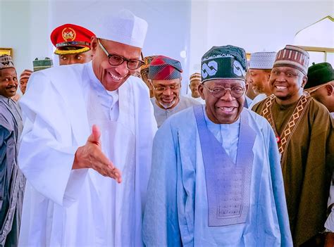 Buhari Meets President Elect Tinubu In State House Thisdaylive