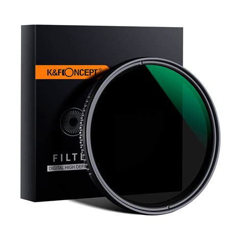 Filtro Densidad Neutra Variable K&F Concept 82mm ND8-ND2000 Serie Nano ...