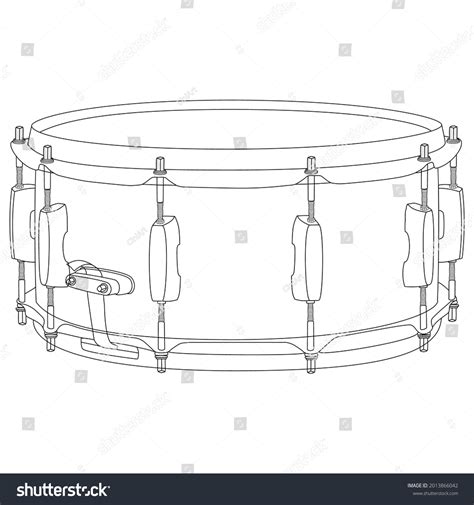 How To Draw A Snare Drum