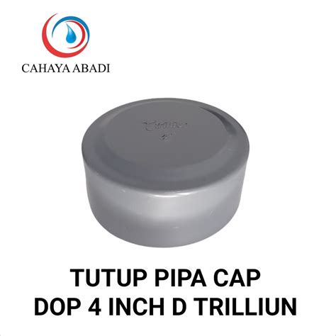 Jual TUTUP PIPA DOP CAP 4 INCH D TRILLIUN Shopee Indonesia