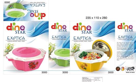 Dine Star Plastic Insulated Hot Pot At Piece In Vasai Id
