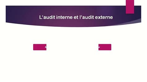 Audit Interne Et Audit Externe D Finitions Et Diff Rences In