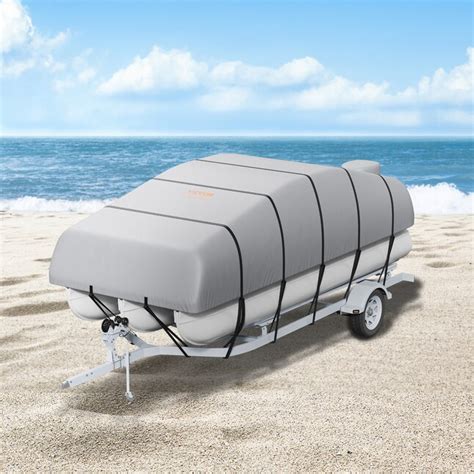 VEVOR 23-24 ft 800D Waterproof Pontoon Boat Cover in the Boat Covers ...