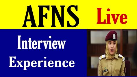 Afns Interview Experience 2022 Afns Interview Preparation Youtube