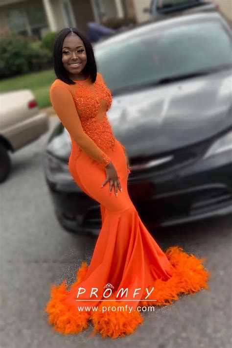 Mermaid Burnt Orange Prom Dress Dresses Images 2022