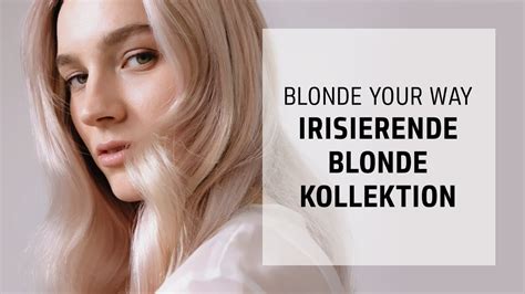 Blonde Your Way Irisierende Blonde Kollektion Goldwell Education Plus Youtube