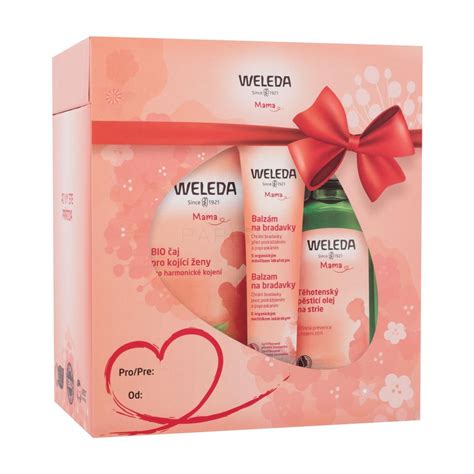 Weleda Mother Stretch Mark Massage Oil Set cadou Ulei pentru vergeturi ...