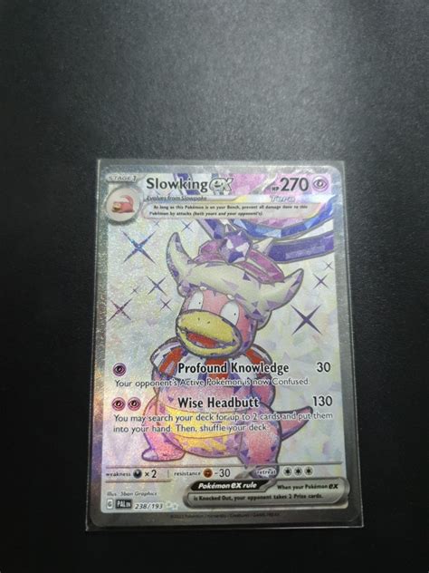 Pokemon Tcg Slowking Ex Full Art Secret Rare Sv Paldea Evolved