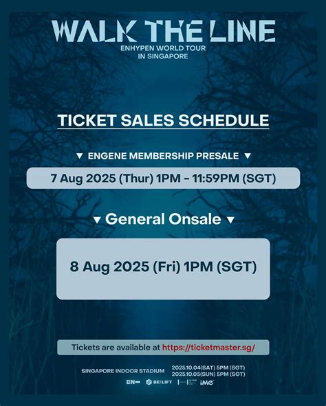 enhypen world tour walk the line tickets 11