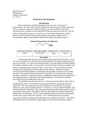 Synthesis Of 1 Bromobutane Ronald Vincente Dr Budhram Organic