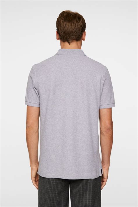 Troy Polo Shirt Seasonal Pique / Mid Grey Melange – J.Lindeberg
