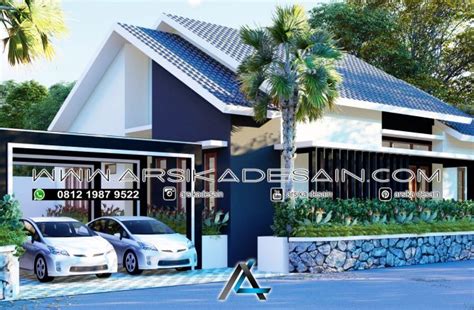 Desain Rumah 7 5x12 Meter Arsika Desain Konstruksi Pt