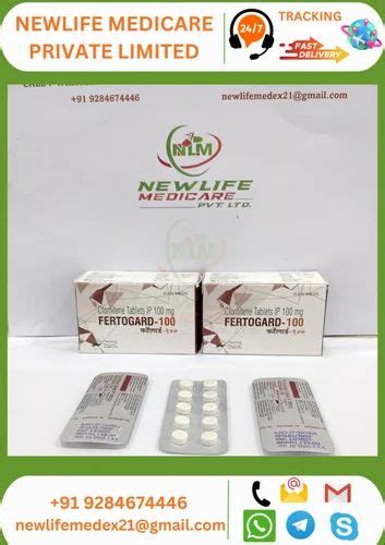 Clomiphene Citrate Tablet Fertogard Mg Packaging Type Strip