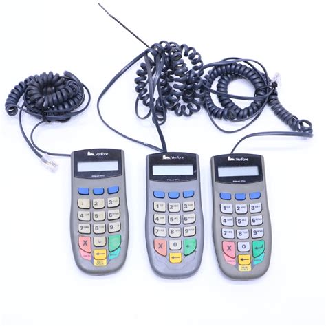 LOT OF (3) VERIFONE PINpad 1000SE P003-170-02-001 CREDIT DEBIT CARD ...