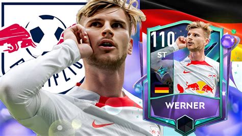 IS HE A AMAZING ST FIFAMOBILE REVIEW TIMO WERNER 110 RATED FUT