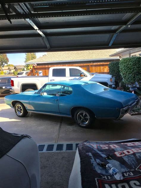 1968 Pontiac Gto Blue Rwd Automatic Coupe For Sale Photos Technical