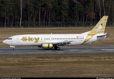 TC SKG Sky Airlines Boeing 737 4Q8 Photo by Günther Feniuk ID 366901