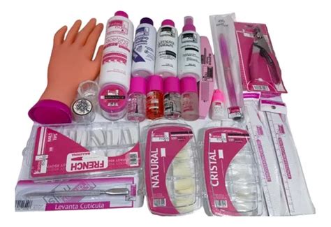 Kit Basico Para Aplicacion Uñas Acrílicas Fantasy Nails