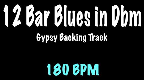 Bar Blues In Dbm Gypsy Jazz Backing Track Bpm Django