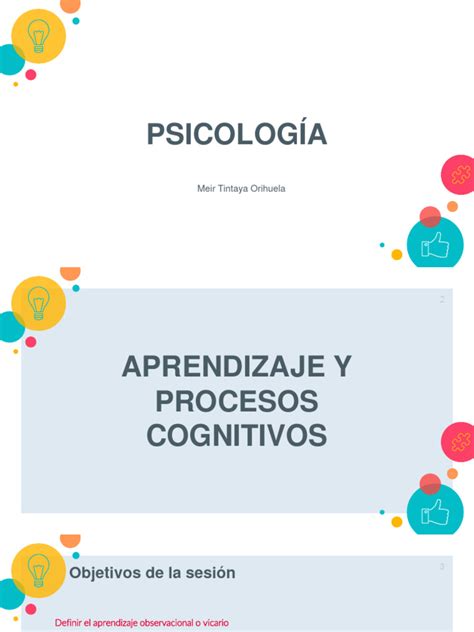 05 Aprendizaje Y Procesos Cognitivos Ao Pdf Aprendizaje Motivacional