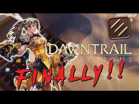 Ffxiv Dawntrial Job Action Trailer Reaction Monk Youtube