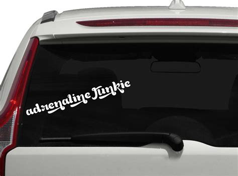 Adrenaline Junkie Vinyl Decal