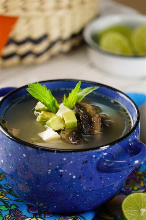 Caldo De Hongos Con Epazote