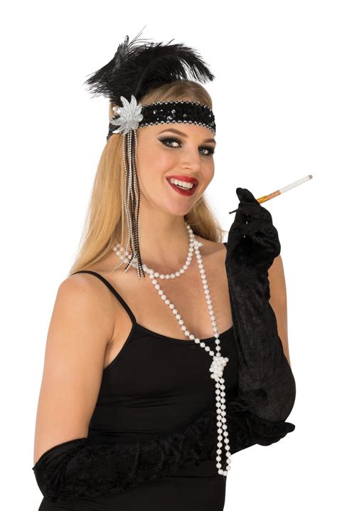 Deluxe Flapper Kit Flapper Costume Halloween Flapper Accessories