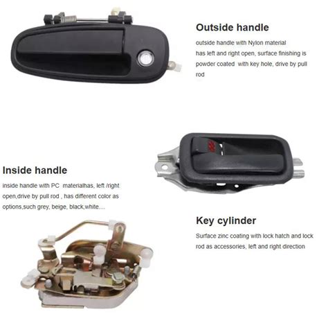 China Auto Driver Door Bus Side Door Lock For Middle Bus Manufacturer