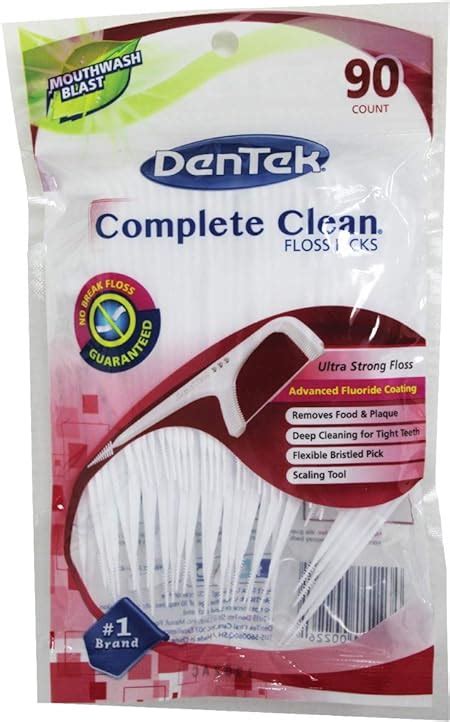 Amazon Dentek Complete Clean Floss Picks With Advanced Fluoride