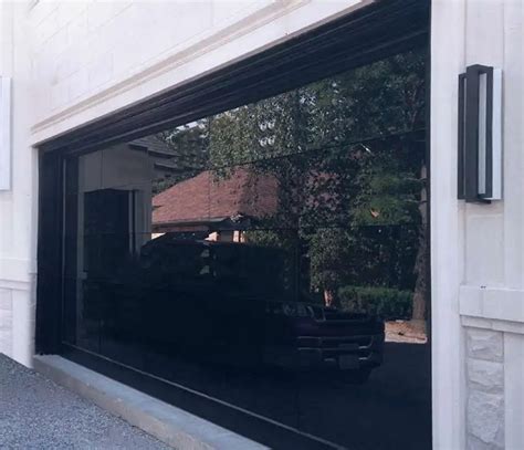 Full View Glass Garage Door 16 X 8 And Frameless Glass Garage Door Etsy