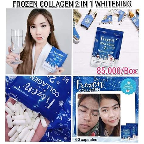 FROZEN COLLAGEN 2 IN 1 ACTIVE WHITENING 10X 60 CAPS Shopee Singapore