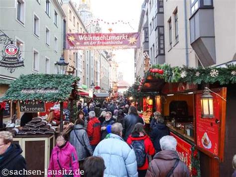 Weihnachtsmarkt Frauenkirche 2024 Dresden - Sachsen Lausitz