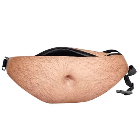 Meh Dad Bod Hairy Belly Fanny Pack