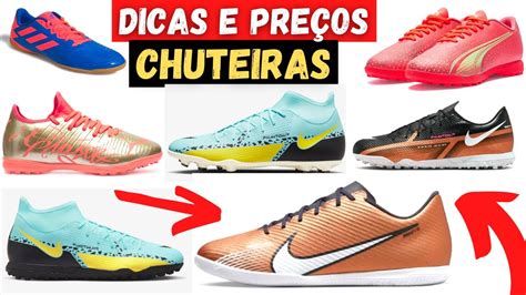 COMPRAR MELHORES CHUTEIRAS BOAS PREÇOS SITES TAMANHOS DICAS CAMPO