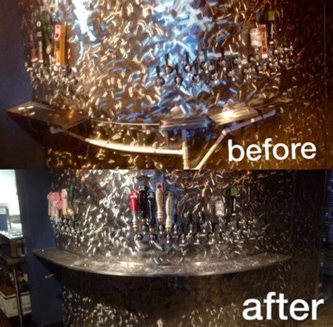 Rockstone Pizza Mouron Stainless random grind before after - Mouron ...